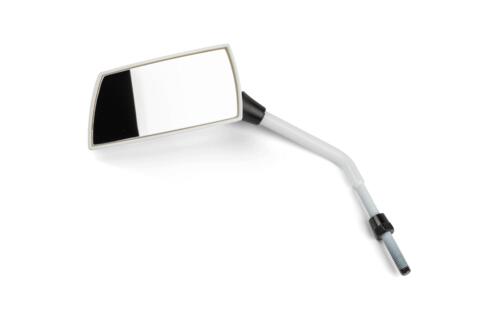 Mirror left white Groove D.8mm