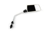 Mirror right white Groove D.8mm