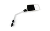 Mirror right white Groove D.8mm