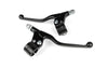 Brake Levers + Mount (x2) black long universal