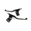 Brake Levers + Mount (x2) black long universal