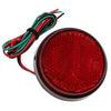Reflector round 58mm with red LED