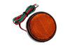 Reflector with LEDs round 58mm orange