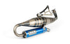 Exhaust SCR Corse Handmade 70 Minarelli horizontal blue