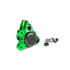 Front Brake Caliper CNC aluminium Stage6 Minarelli / Piaggio / Peugeot green