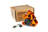 Front Brake Caliper CNC aluminium Stage6 Minarelli / Piaggio / Peugeot orange