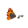 Front Brake Caliper CNC aluminium Stage6 Minarelli / Piaggio / Peugeot orange