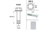Screw Set CVT cover GY6 Silver