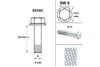 Screw Set CVT cover GY6 Silver