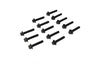 Screw Set CVT cover Piaggio 2T / 4T Black