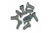 Screw M4x10 galvanized (x10)
