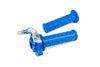 Throttle Grip Mini Targa metal blue
