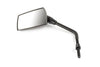 Mirror left matte black Groove D.8mm