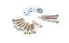 CVT Cover Screw Kit chrome Yamaha BW's / Slider