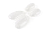Indicator Lenses front / rear white Piaggio Typhoon / NRG