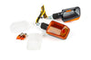 Indicators Mini Rectangle carbon / orange + white