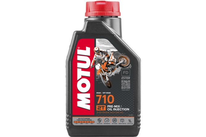 2-Stroke Oil 710 Motul 100% Synthetic Technology 1l