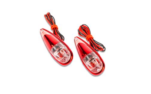 Indicators / Lamps glue-on drop-shaped Fender red