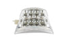 Chrome Piaggio Zip 2 LED tail light