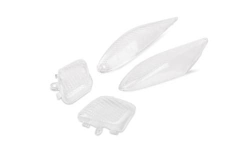 Indicator Lenses white rear / front Yamaha Spy